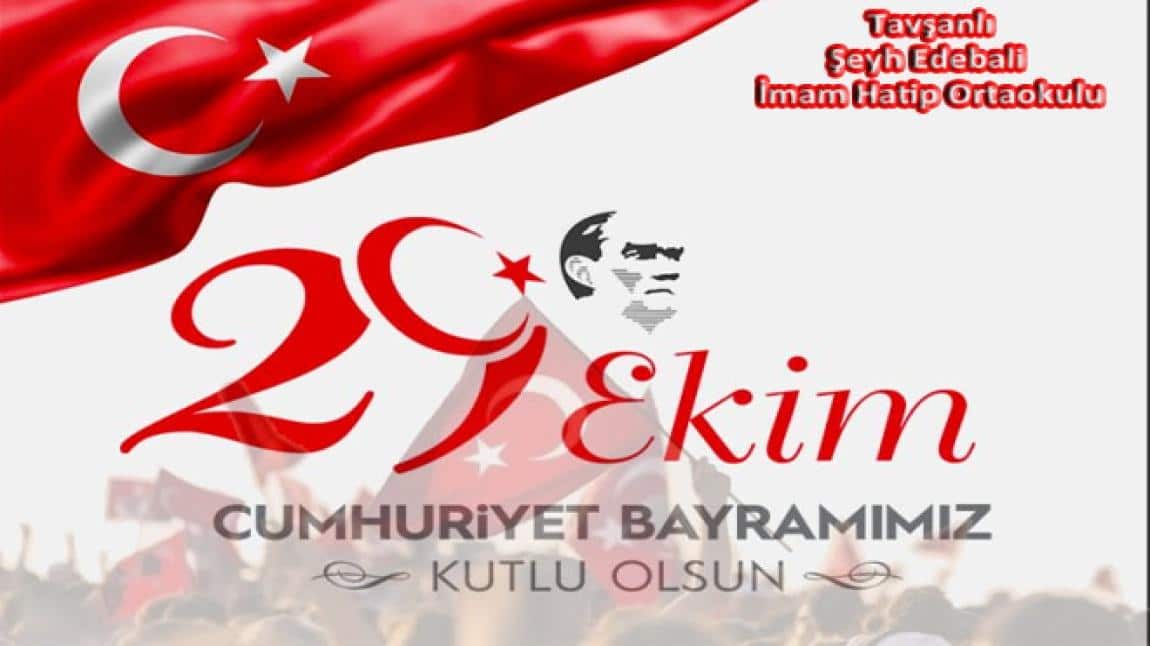 29 Ekim Cumhuriyet Bayramımız Kutlu Olsun